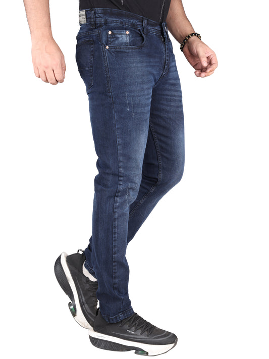 Biker's Garage Men Blue Damaged Jeans