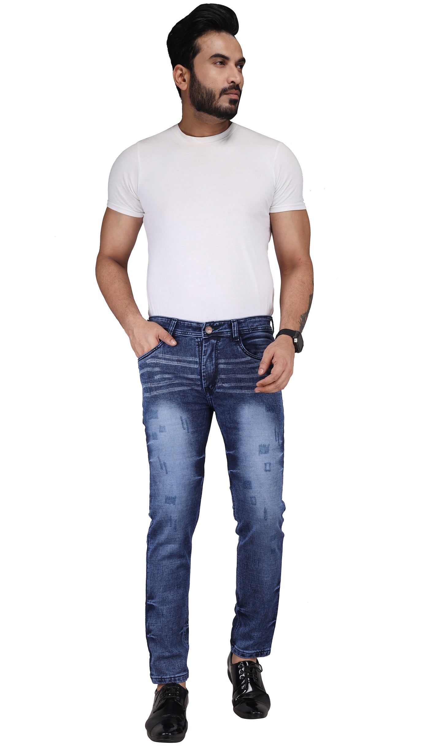 Biker's Garage Men Heavy Washed Jeans