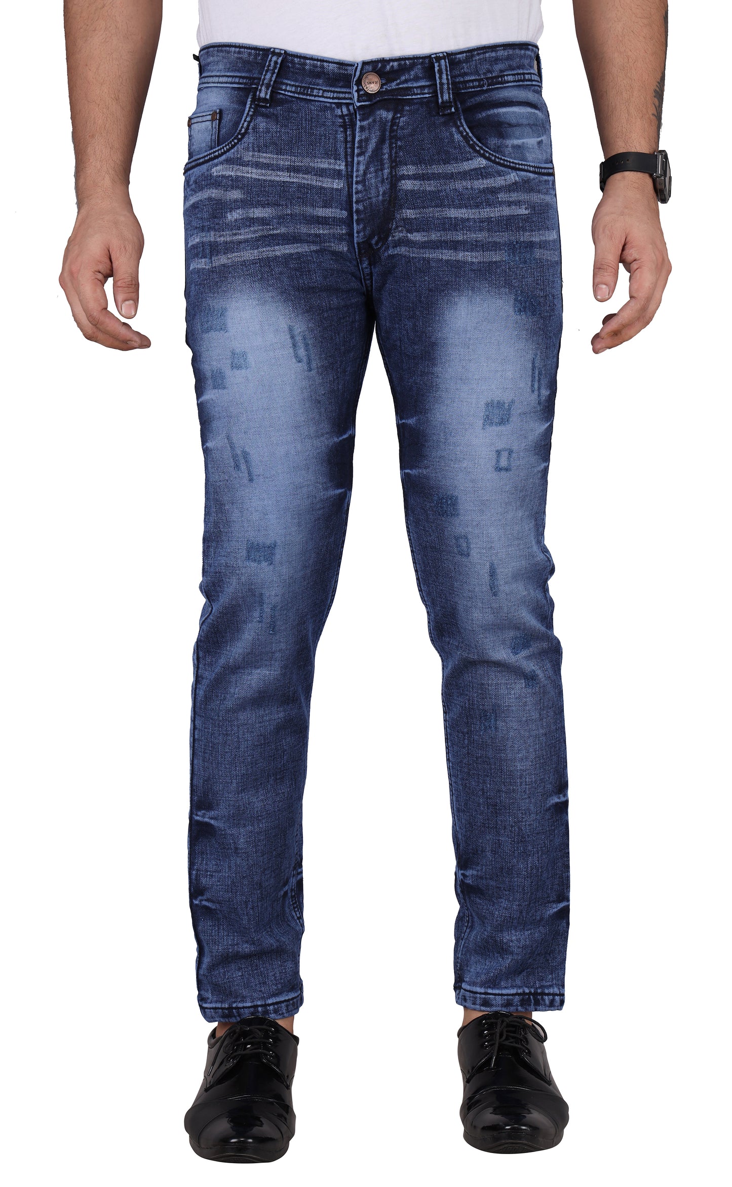 Biker's Garage Men Heavy Washed Jeans