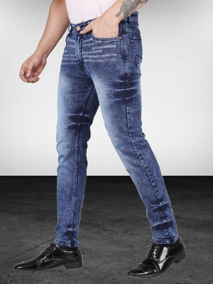 Biker's Garage Men Heavy Washed Jeans