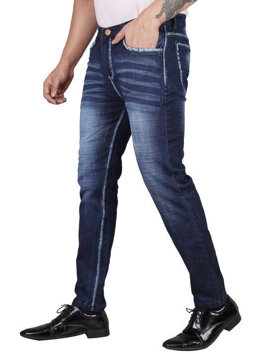 Biker's Garage Men Highlighted Stylist Jeans