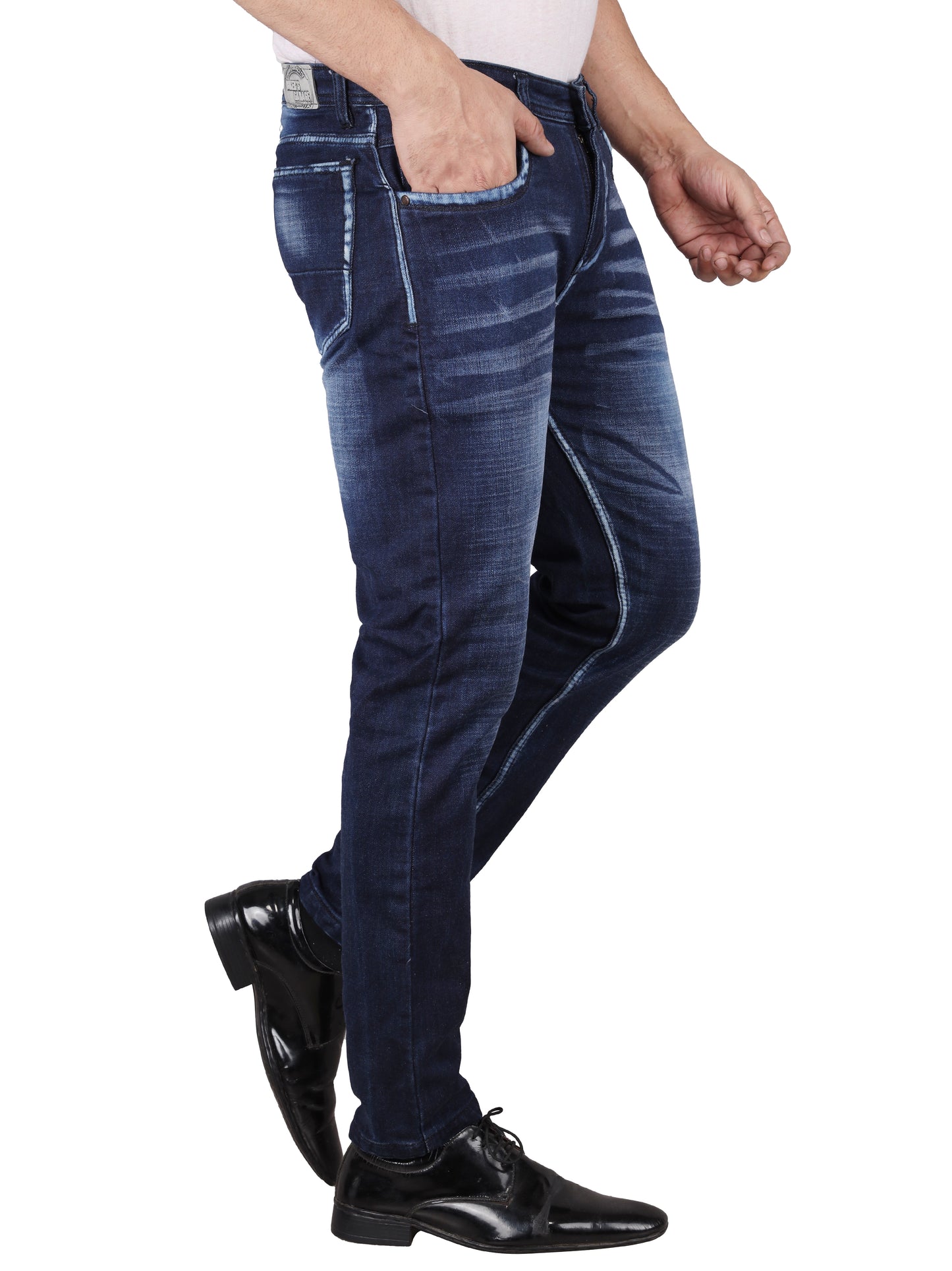 Biker's Garage Men Highlighted Stylist Jeans
