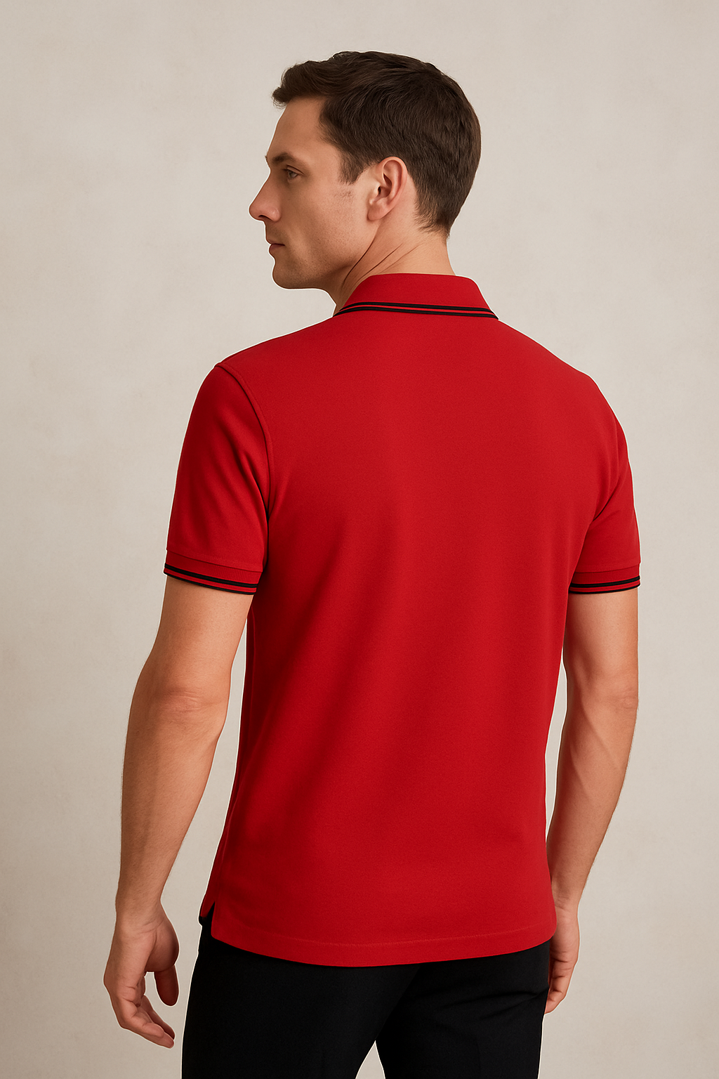 Men’s Polo T-Shirt Combo (Red & Mustard Yellow) – Premium Cotton Dual Pack