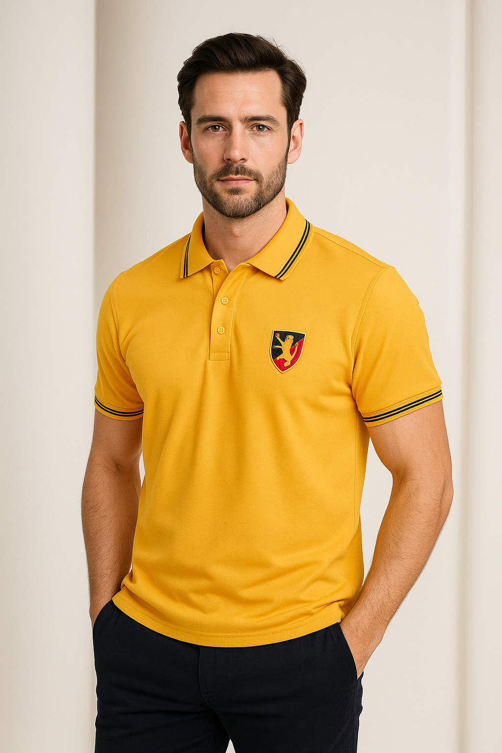 Men’s Premium Polo T-Shirt Combo ( Yellow & Maroon) – Stylish Dual Pack